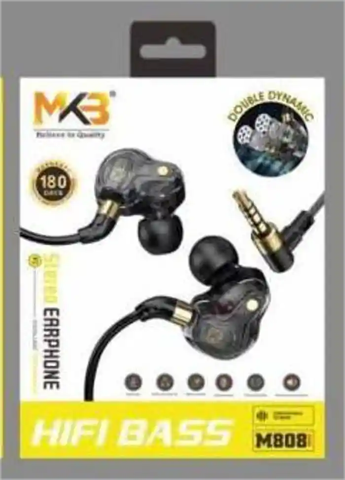 MKB M808 Hifi Bass stereo Earphone